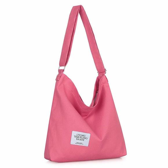 Retro Large Size Canvas Shoulder Bag Hobo Crossbody Handbag Casual XD - Picture 1 of 7